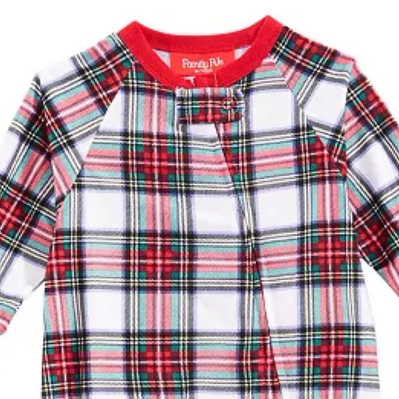 Family Matching Baby Stewart Plaid Footed Pajamas - Picture 2 of 2
